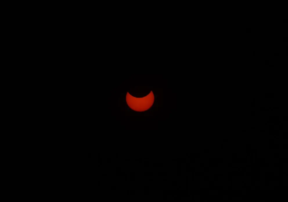 Video: Mirá cómo se produjo el eclipse
