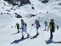 Gran participación patagónica en una emblemática carrera de esquí de travesía en Suiza