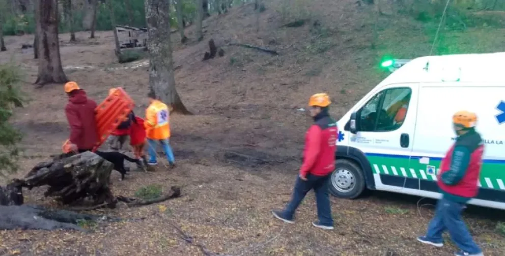 Rescataron a una mujer que se perdió en el Belvedere