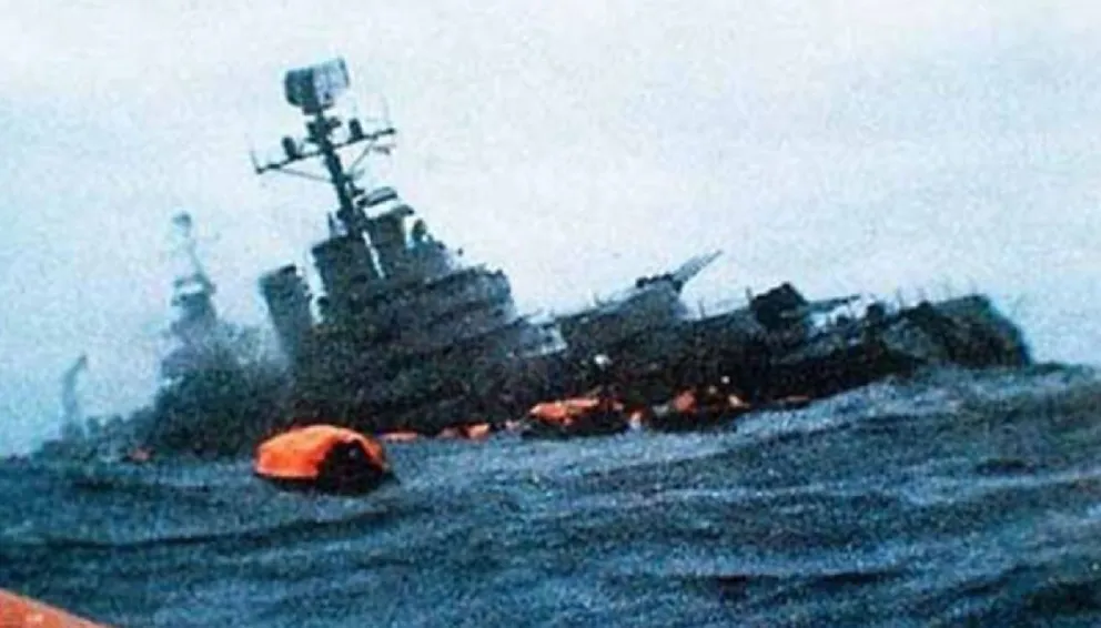 Se cumplen 40 años del hundimiento del ARA General Belgrano en el que murieron 323 marinos