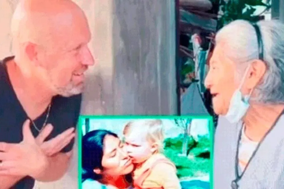 Emocionante video: un hombre recorrió todo el mundo para reencontrarse con su niñera después de 45 años