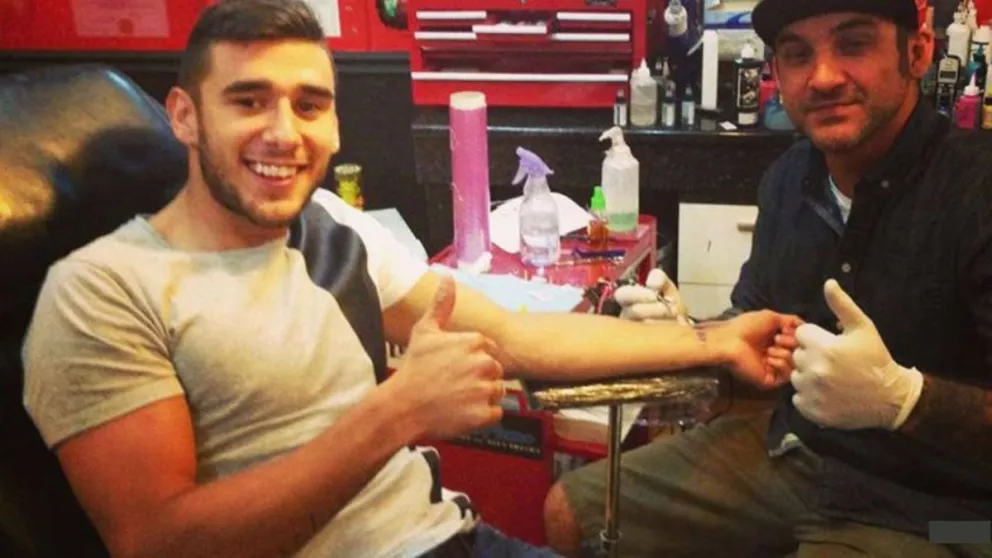 Toto Salvio se hizo un curioso tatuaje luego de su escándalo separación