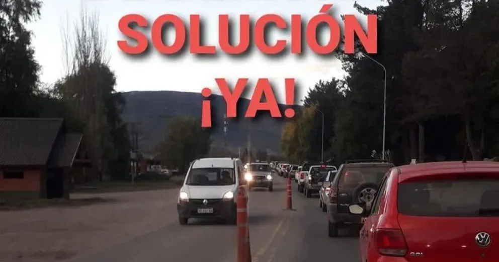 Bronca por caos de tránsito en la Ruta 40