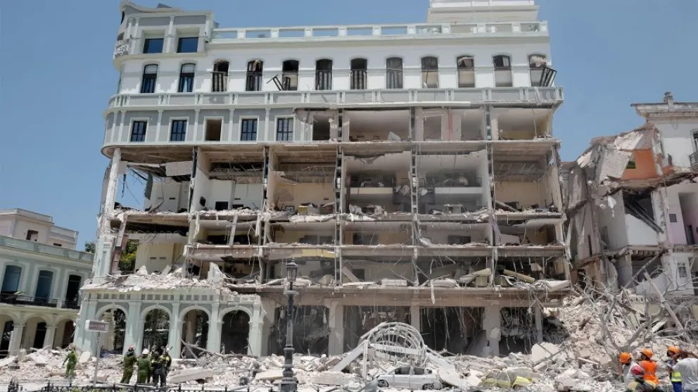 Cuba: la explosión en un hotel de La Habana ya dejó 22 muertos y 60 heridos
