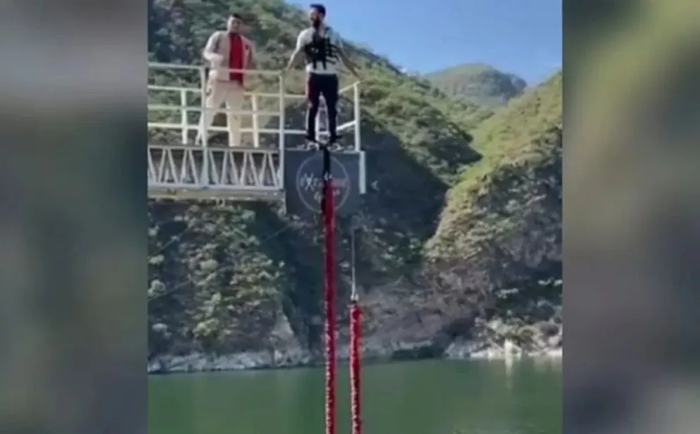 Habló el hombre que tuvo un accidente haciendo bungee jumping y cayó desde 40 metros, ¿qué dijo?
